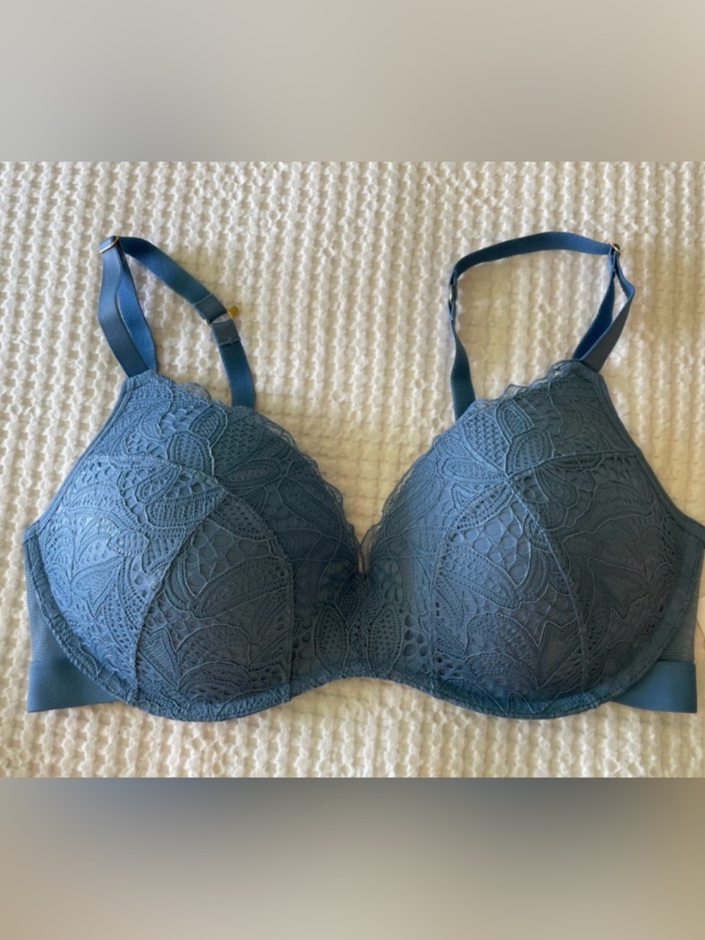 Lively Lace No Wire Push Up Deep Indigo 38D